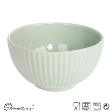 13.5cm en relieve Cereal Bowl estilo coreano